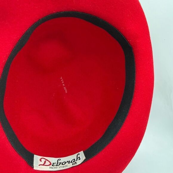 Deborah New York Classic Vintage Red Hat main image 4